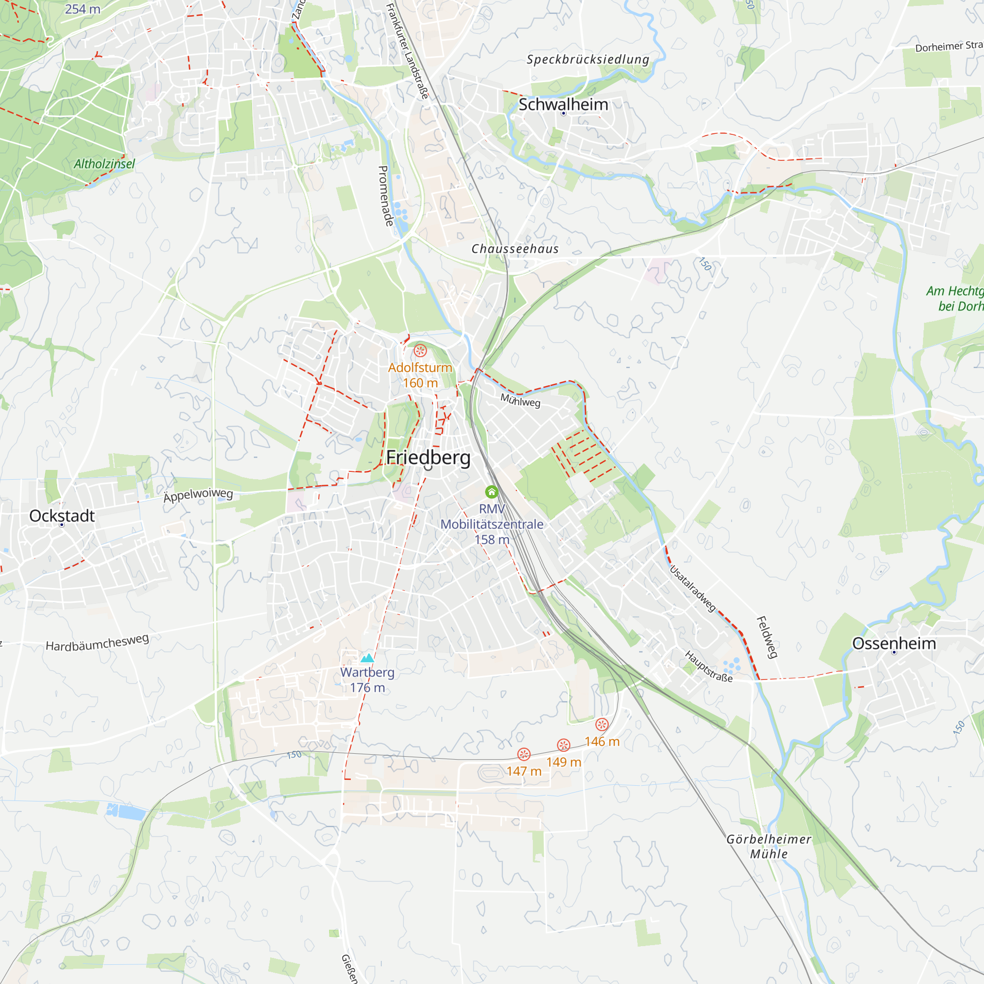RMV Mobilitätszentrale map