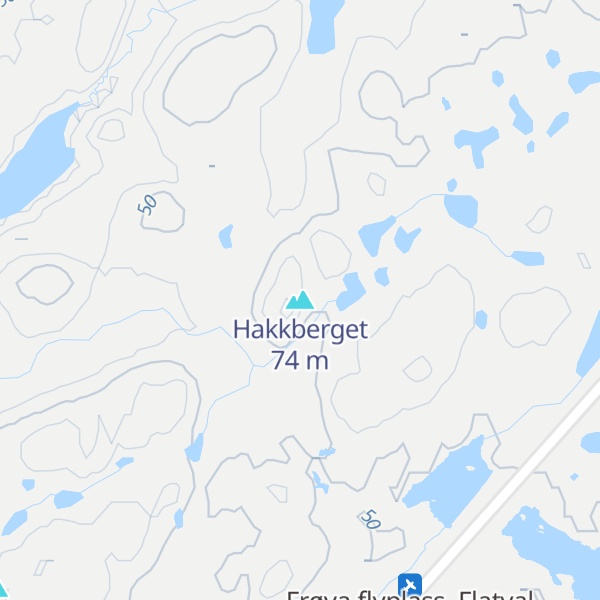 Map of Hakkberget