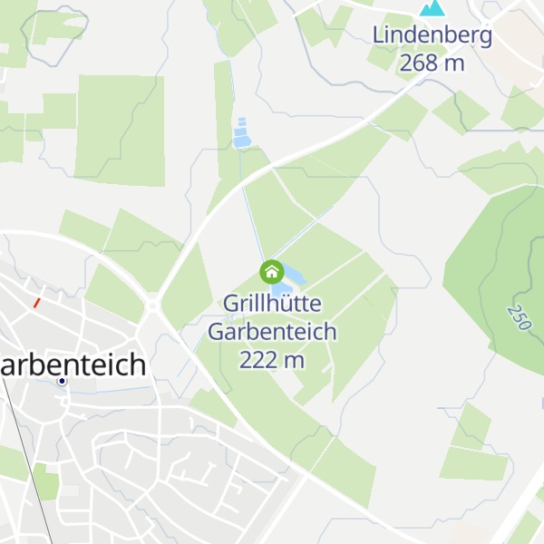 Map of Grillhütte Garbenteich