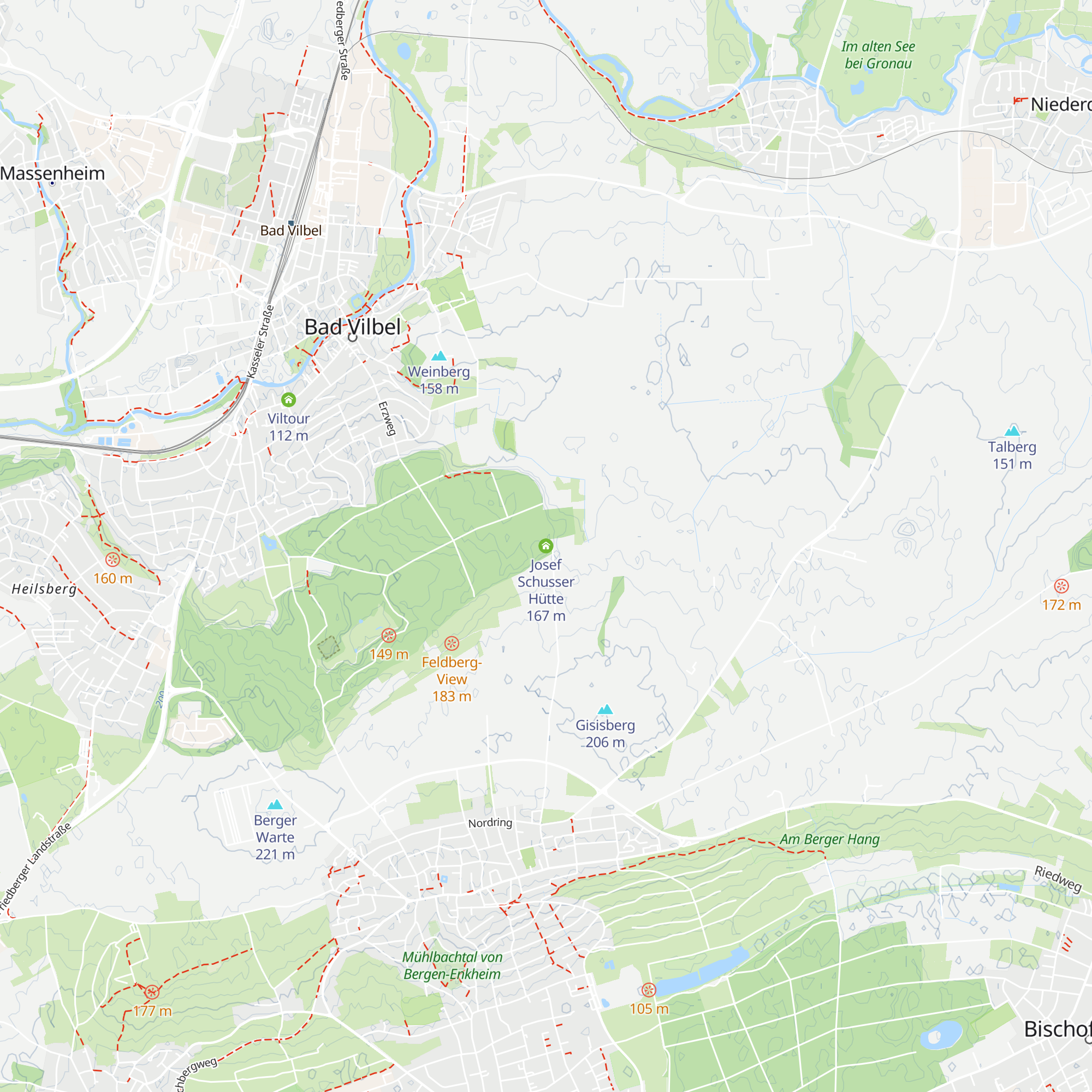 Josef Schusser Hütte map
