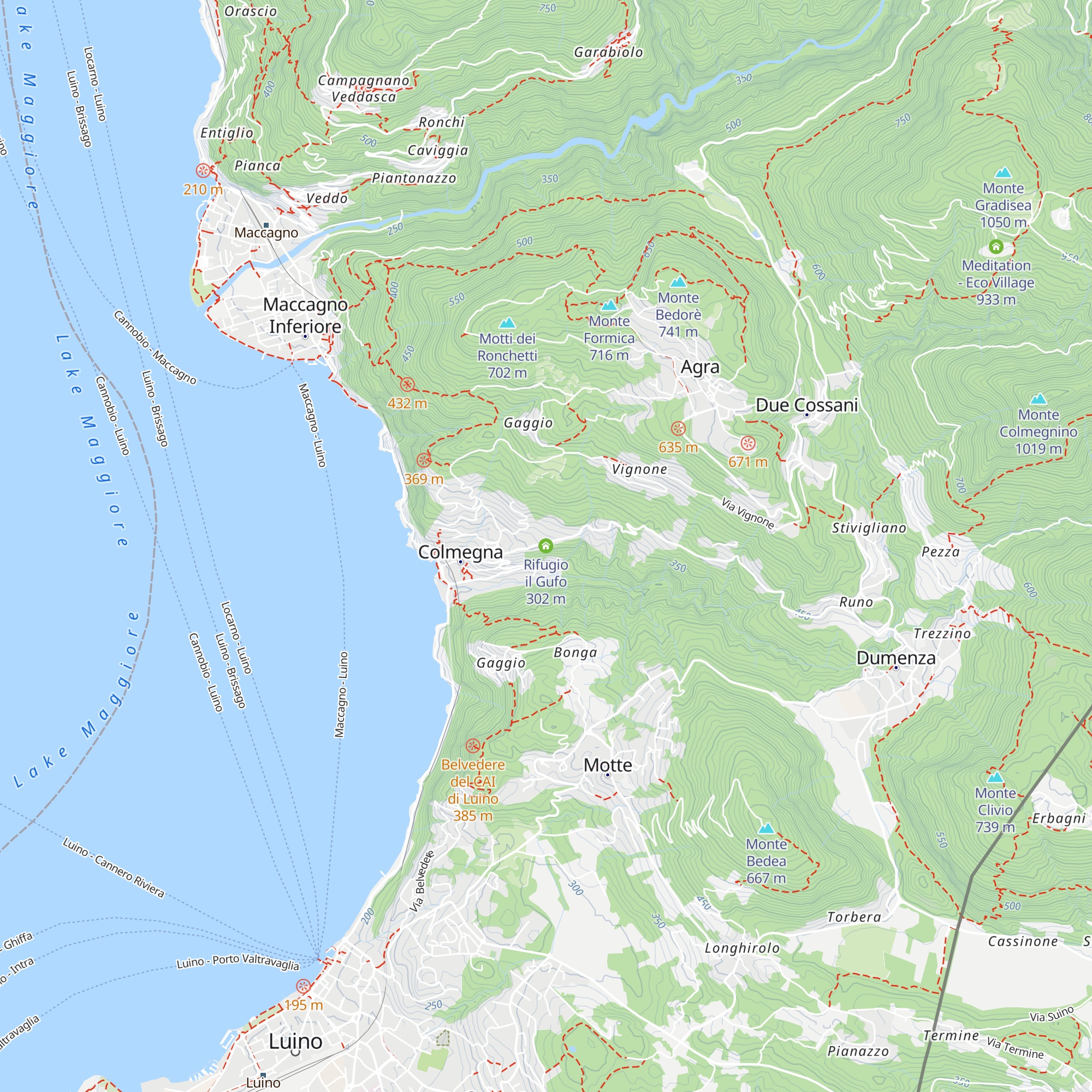 Rifugio il Gufo map