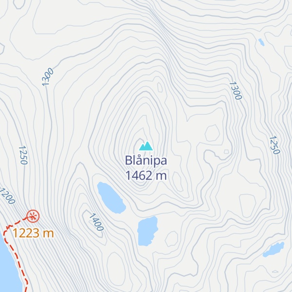 Map of Blånipa