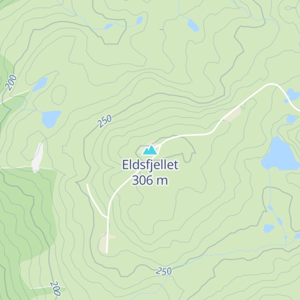 Map of Eldsfjellet