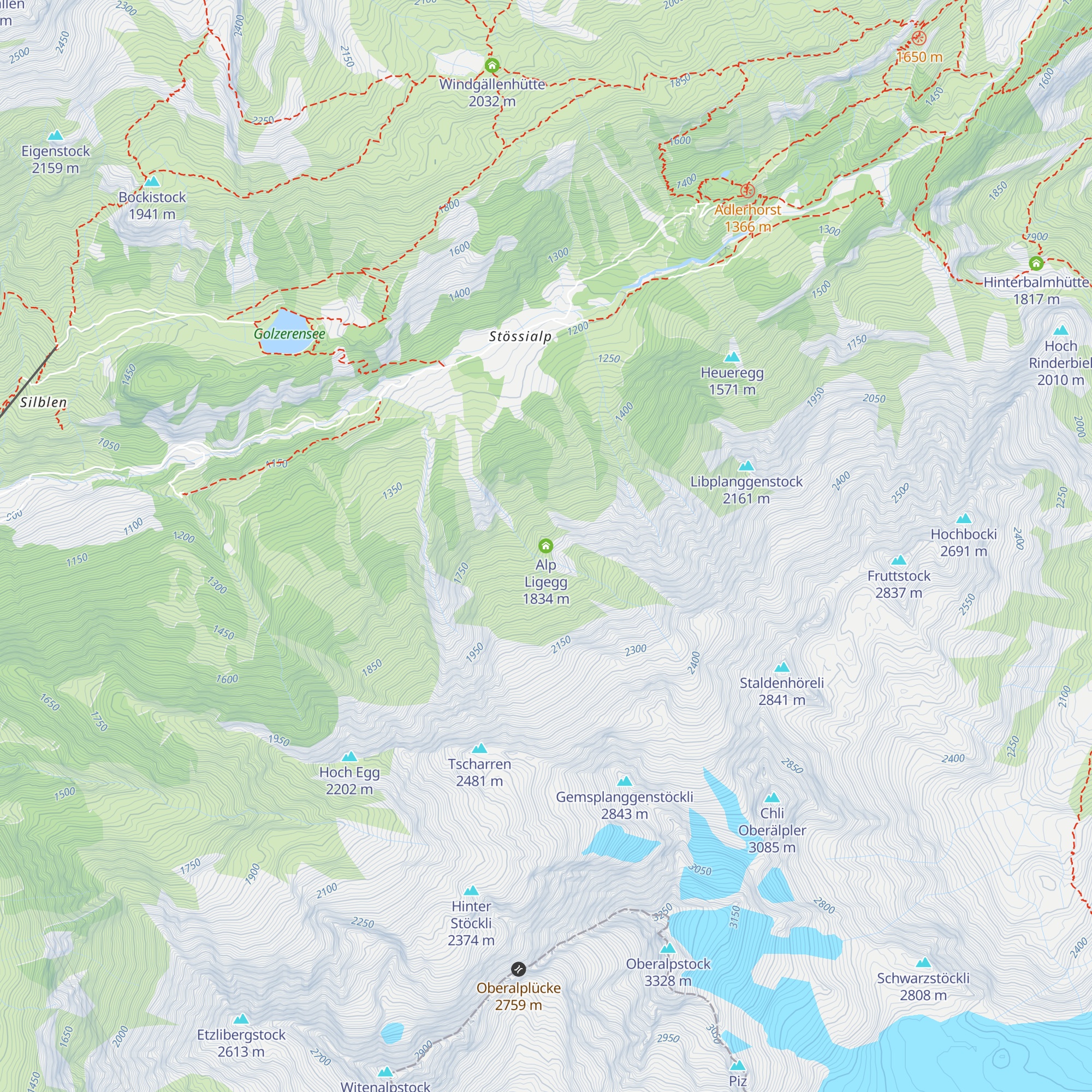 Alp Ligegg map