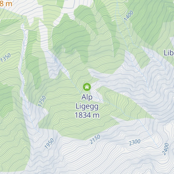 Map of Alp Ligegg