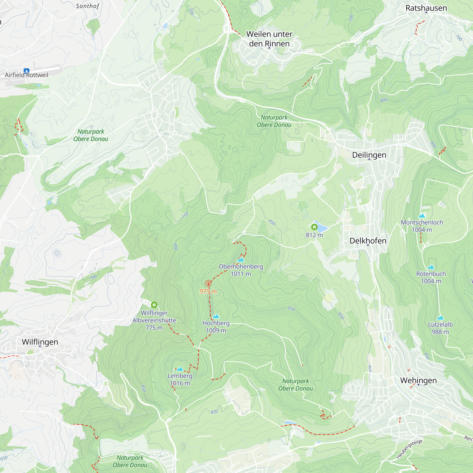 Schörzinger Albvereinshütte map