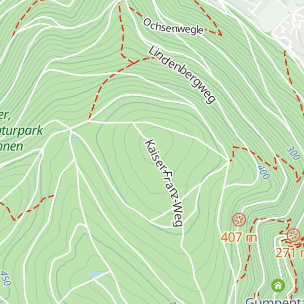 Map of Auerhahnenkopf