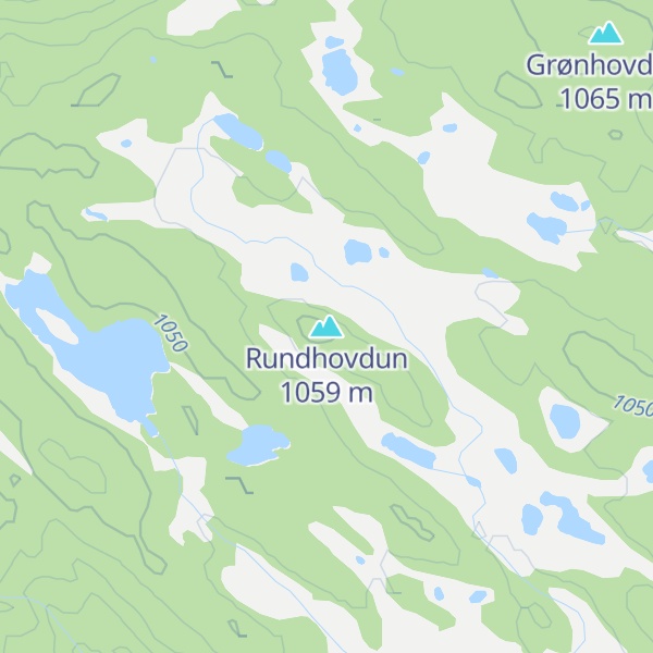 Map of Rundhovdun
