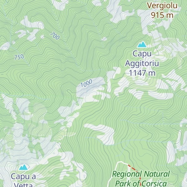 Map of Capu a Vacaja