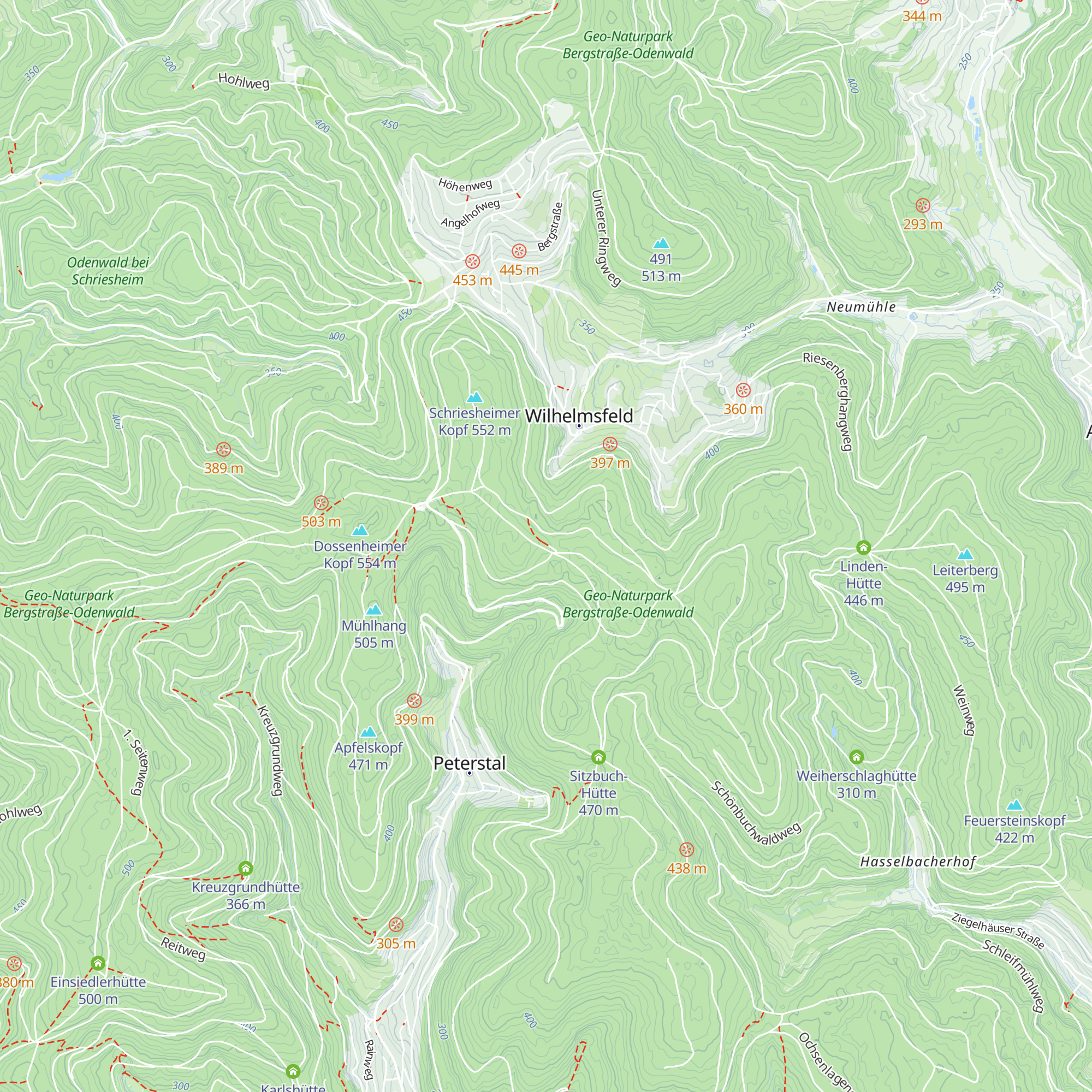 Grillhütte Geigersheid map