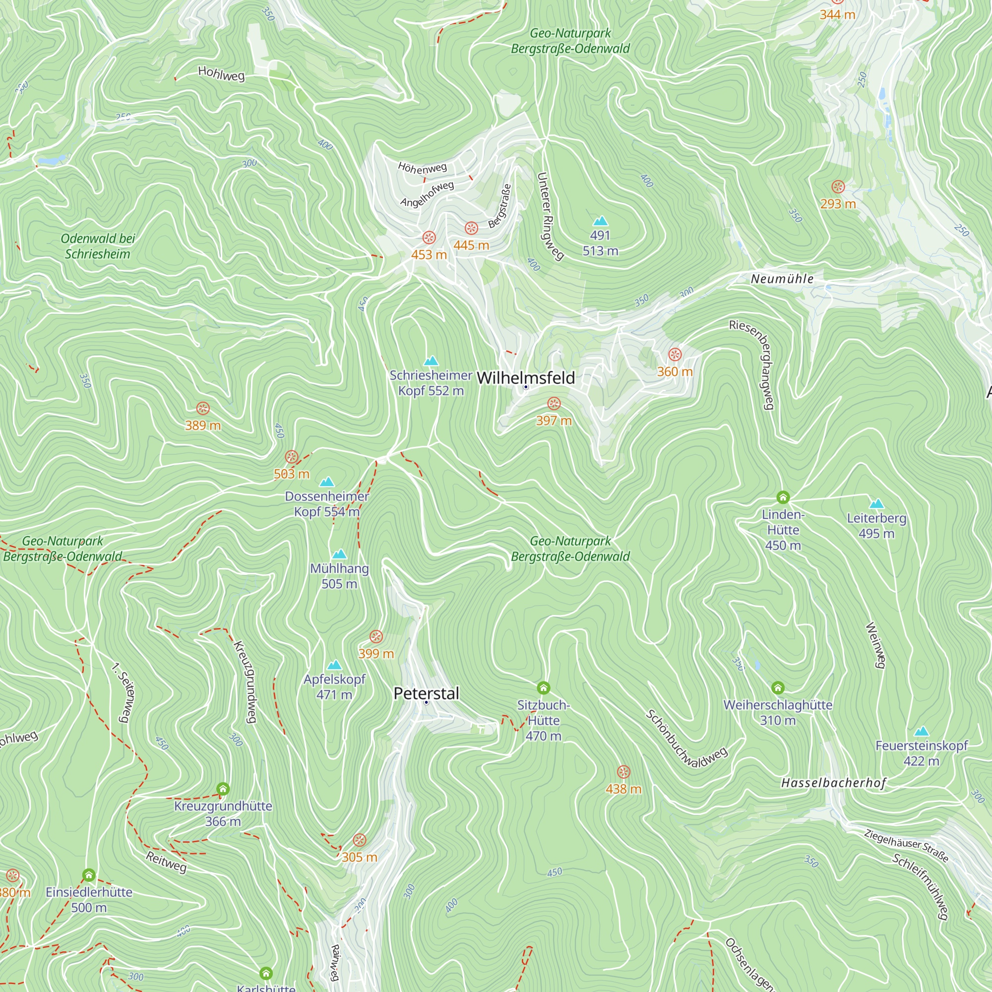 Grillhütte Geigersheid map