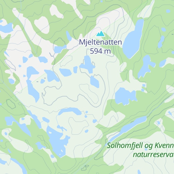 Map of Mjeltenattheia