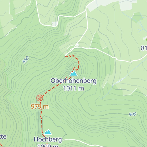 Map of Oberhohenberg