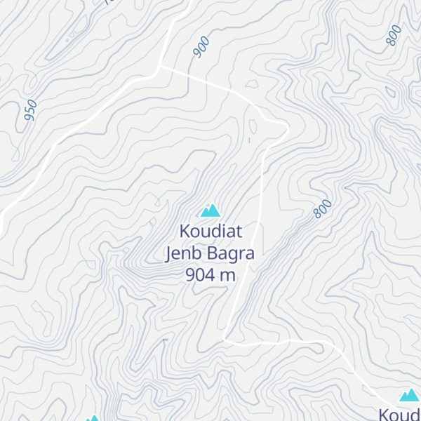 Map of Koudiat Jenb Bagra