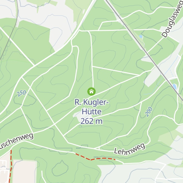 Map of R. Kugler-Hütte