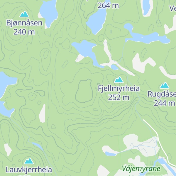 Map of Kvennmyrheia