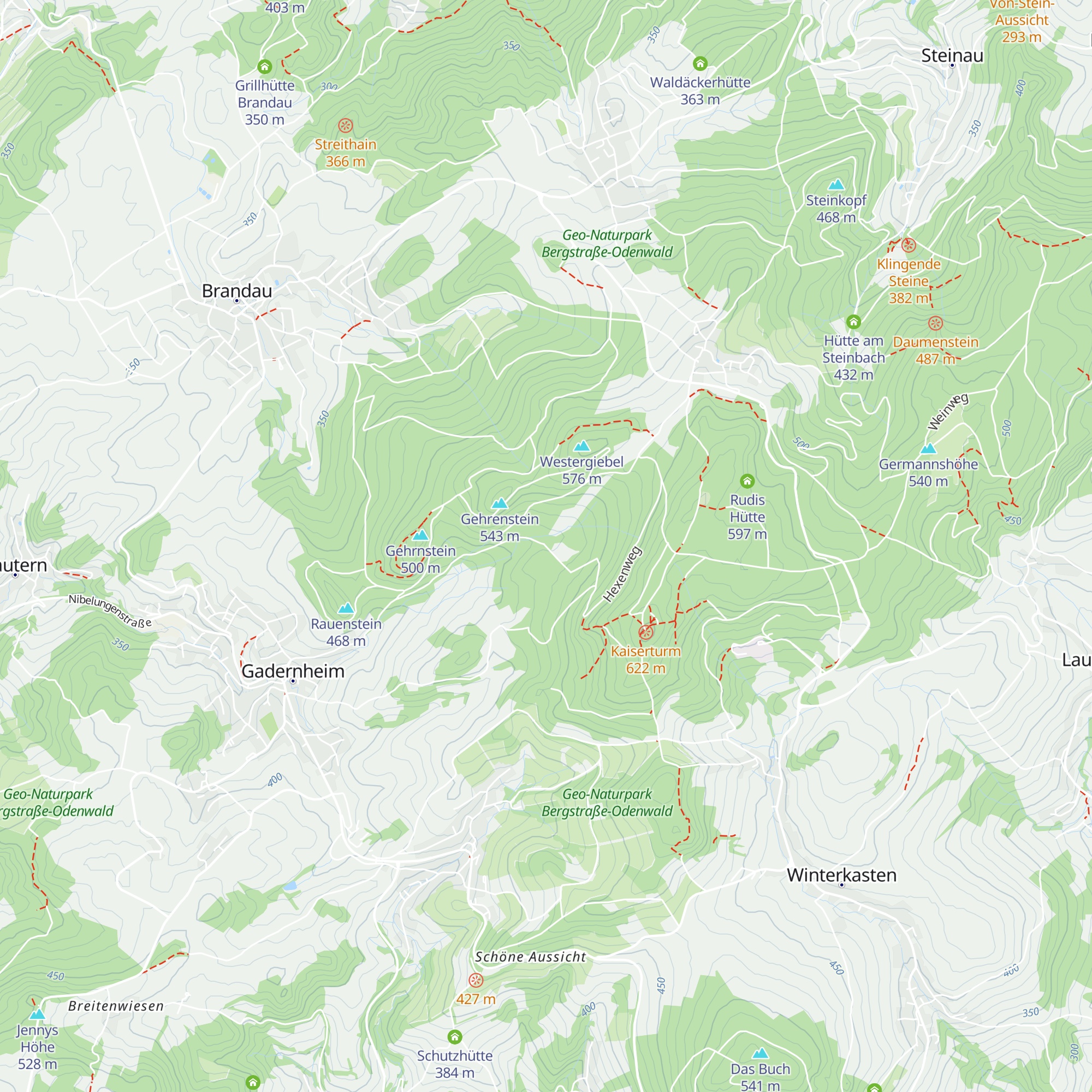 Allmeihütte map