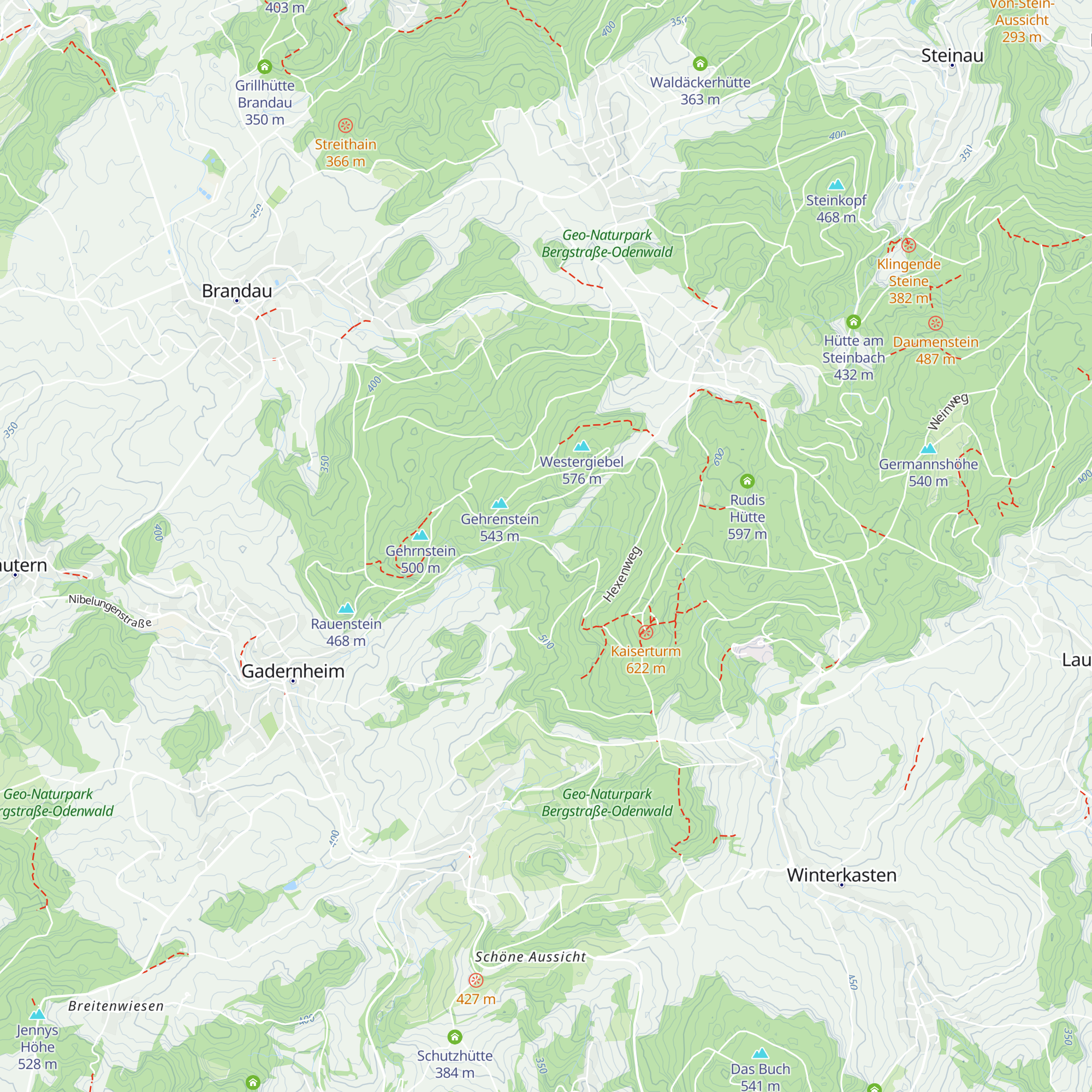Allmeihütte map