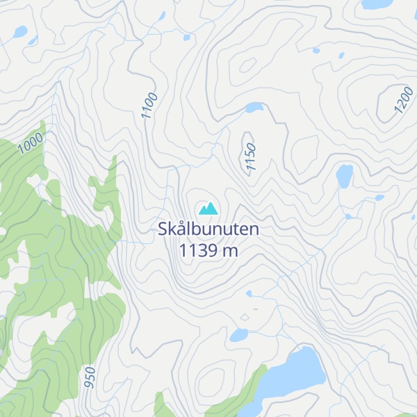 Map of Skålbunuten