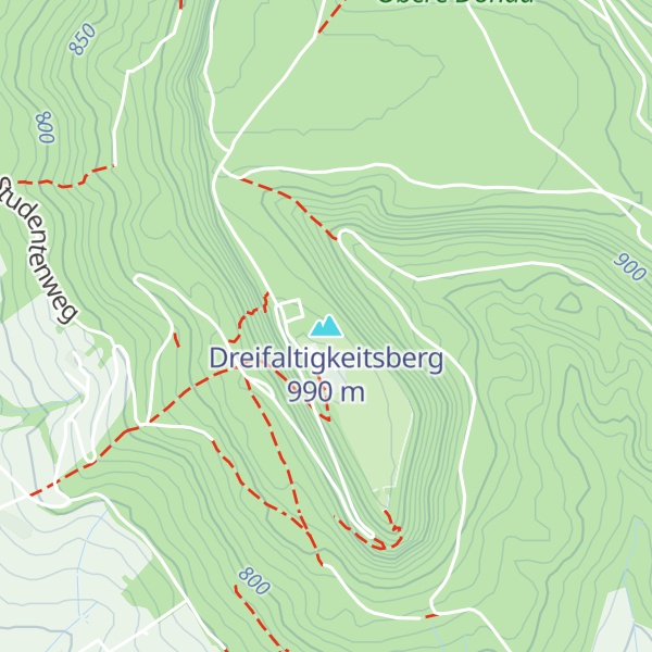 Map of Dreifaltigkeitsberg