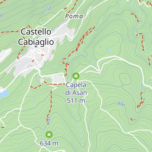 Map of Capela di Asan