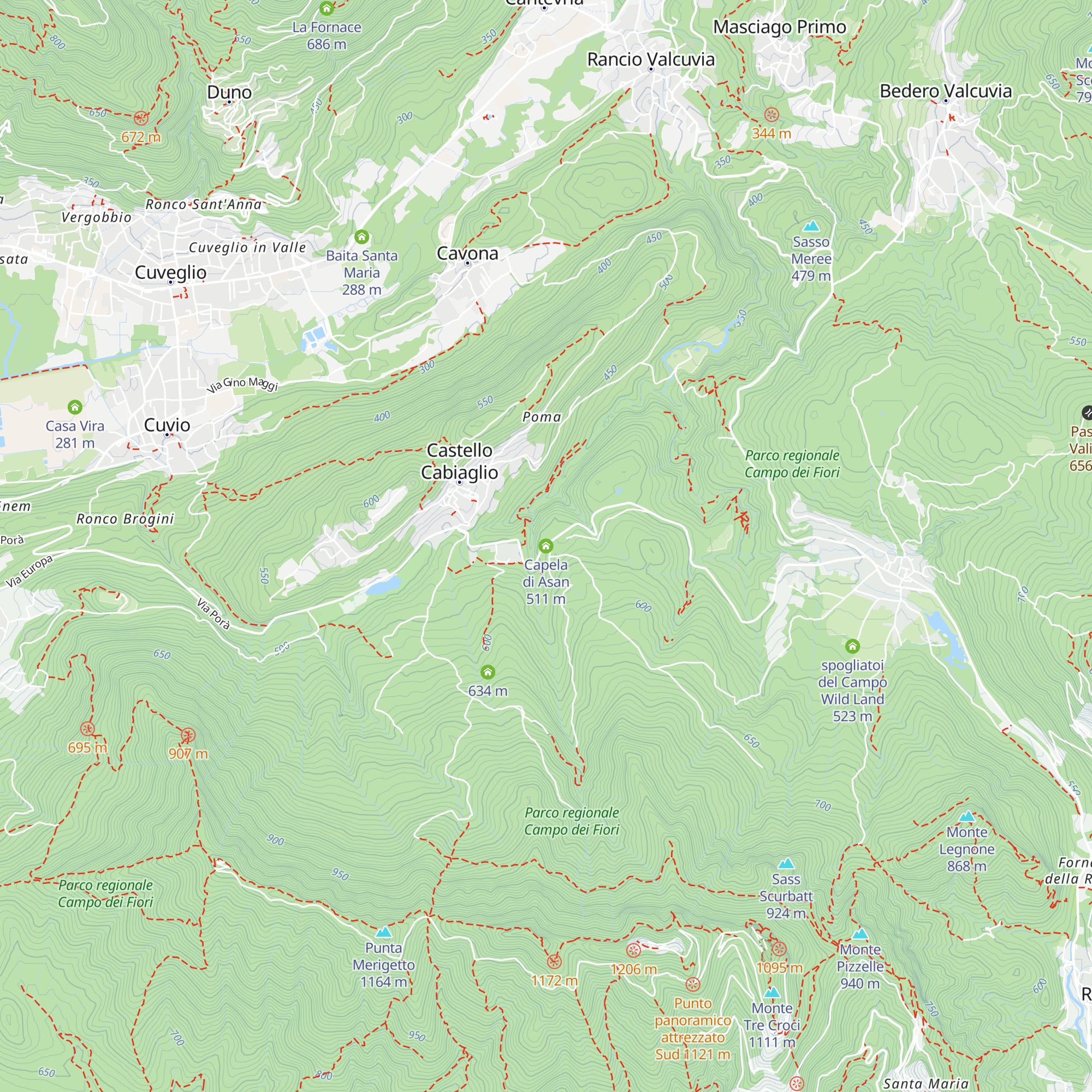 Capela di Asan map