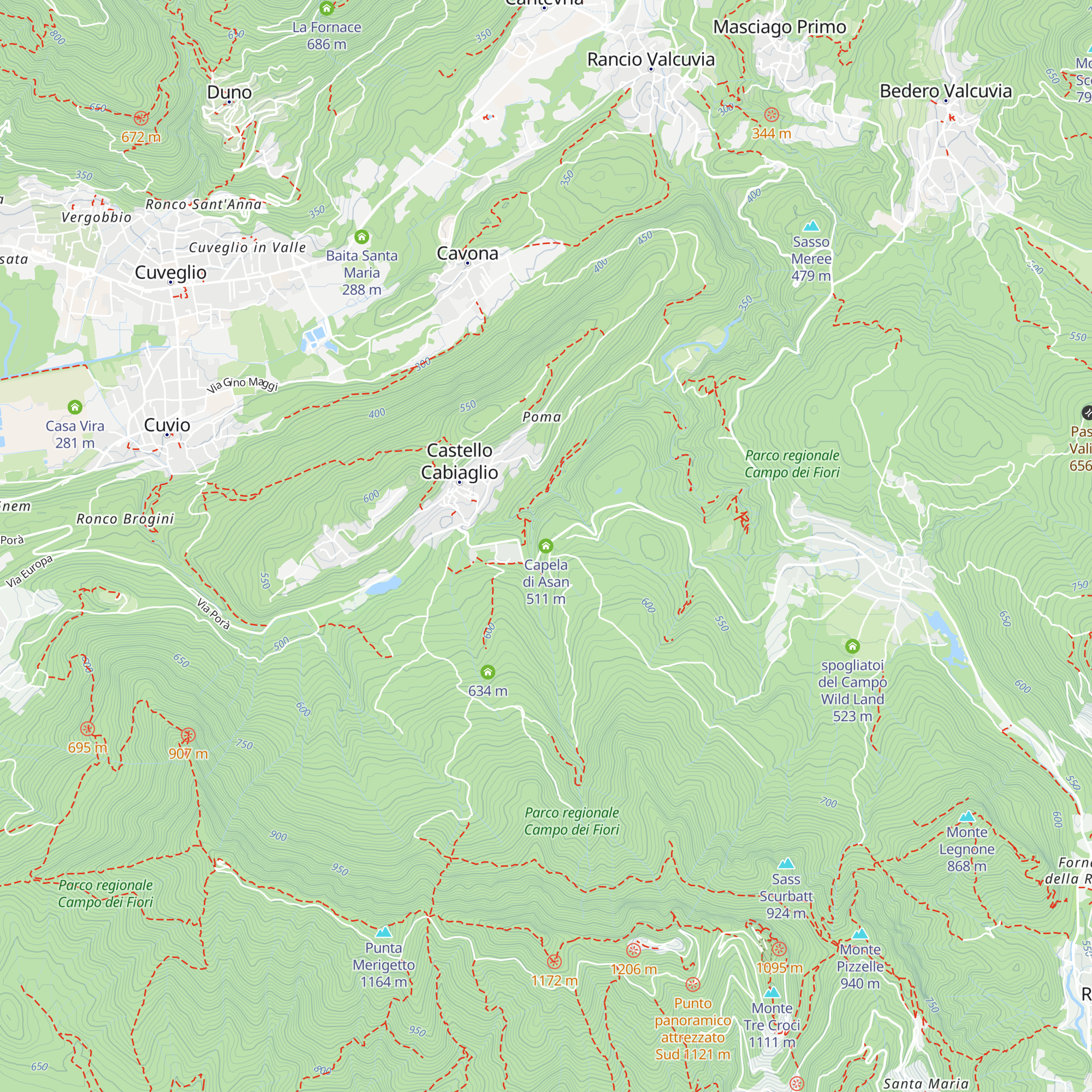 Capela di Asan map