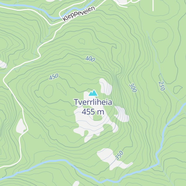Map of Tverrliheia