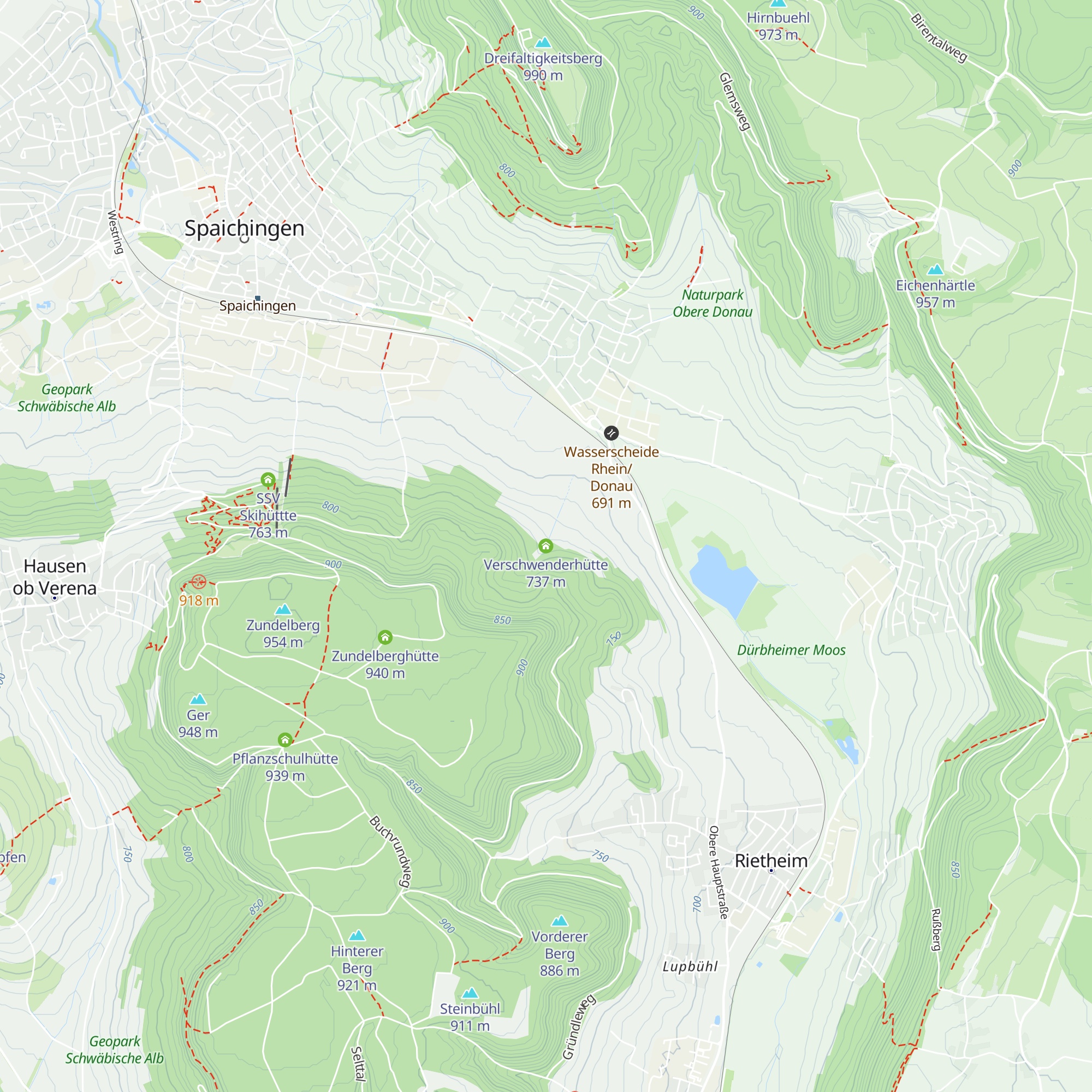 Verschwenderhütte map