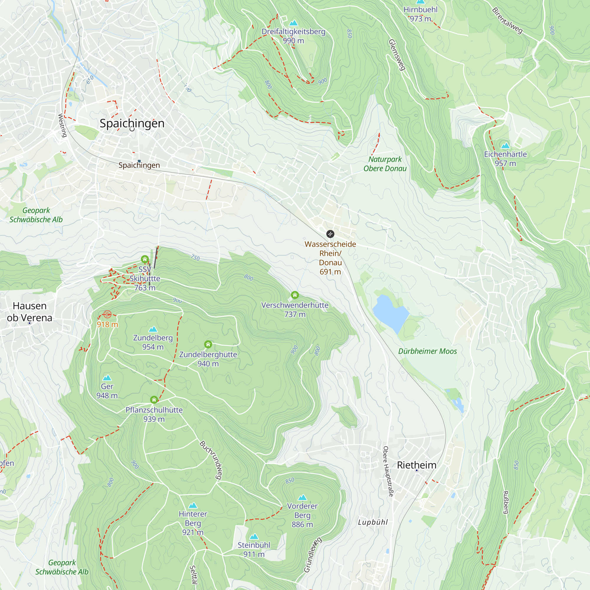 Verschwenderhütte map