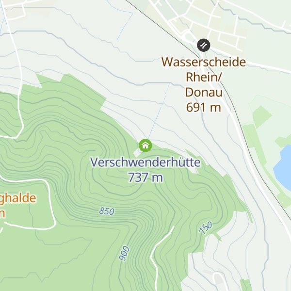Map of Verschwenderhütte