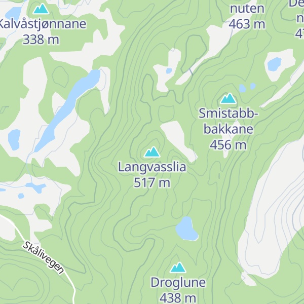Map of Langvasslia