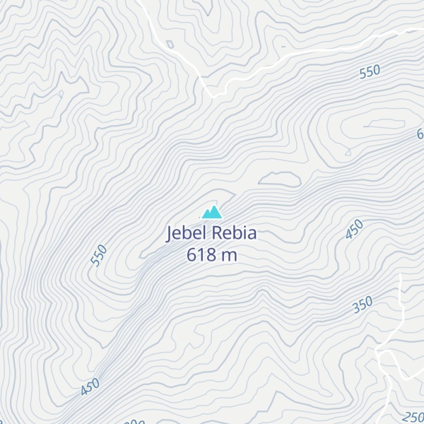 Map of Jebel Rebia