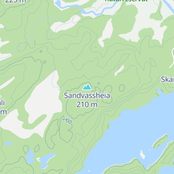 Map of Sandvassheia