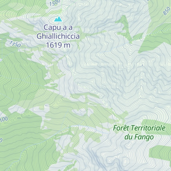Map of Punta di a Scrucchiella