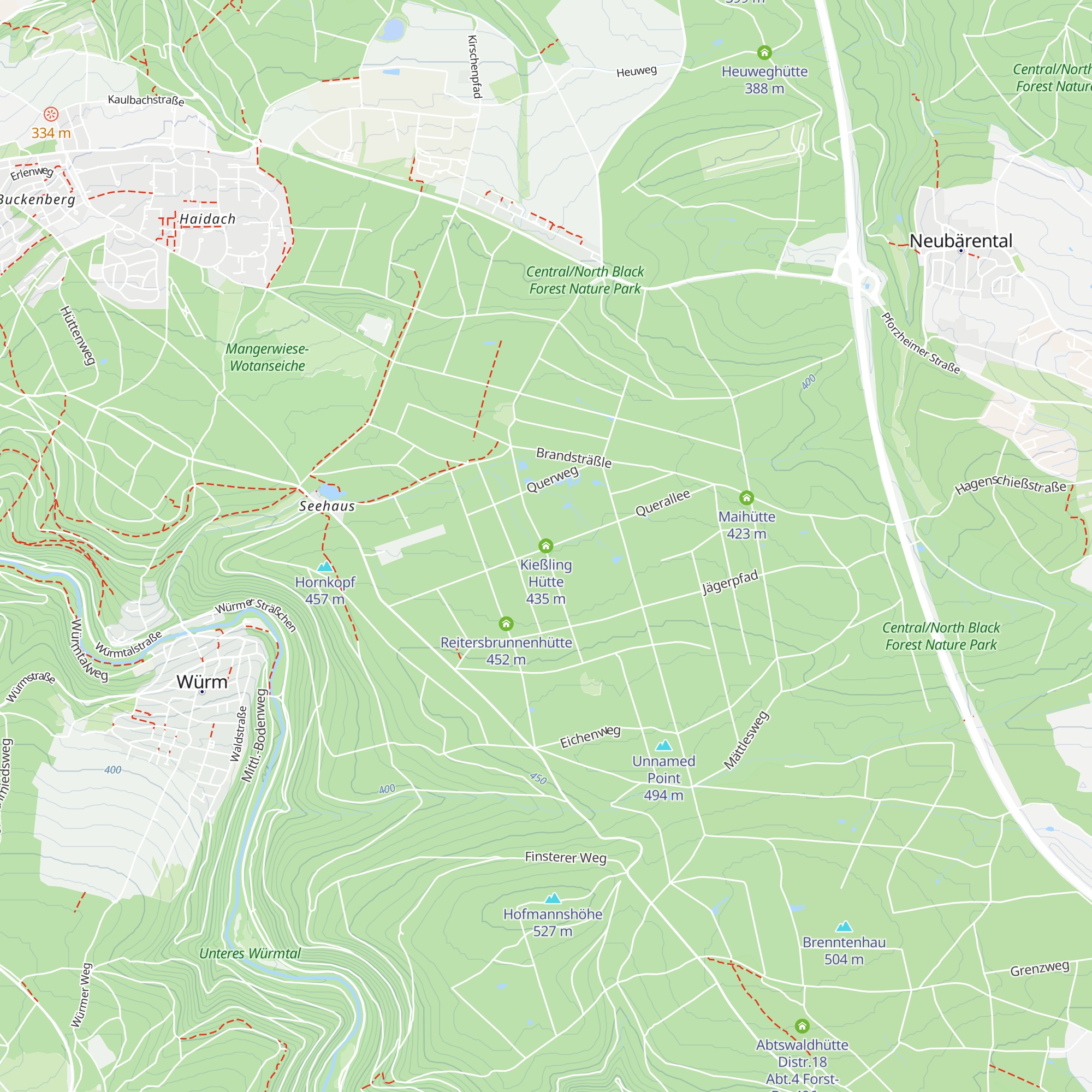 Kießling Hütte map