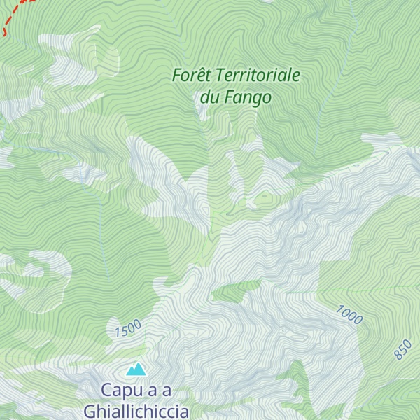 Map of Punta a e Forbice