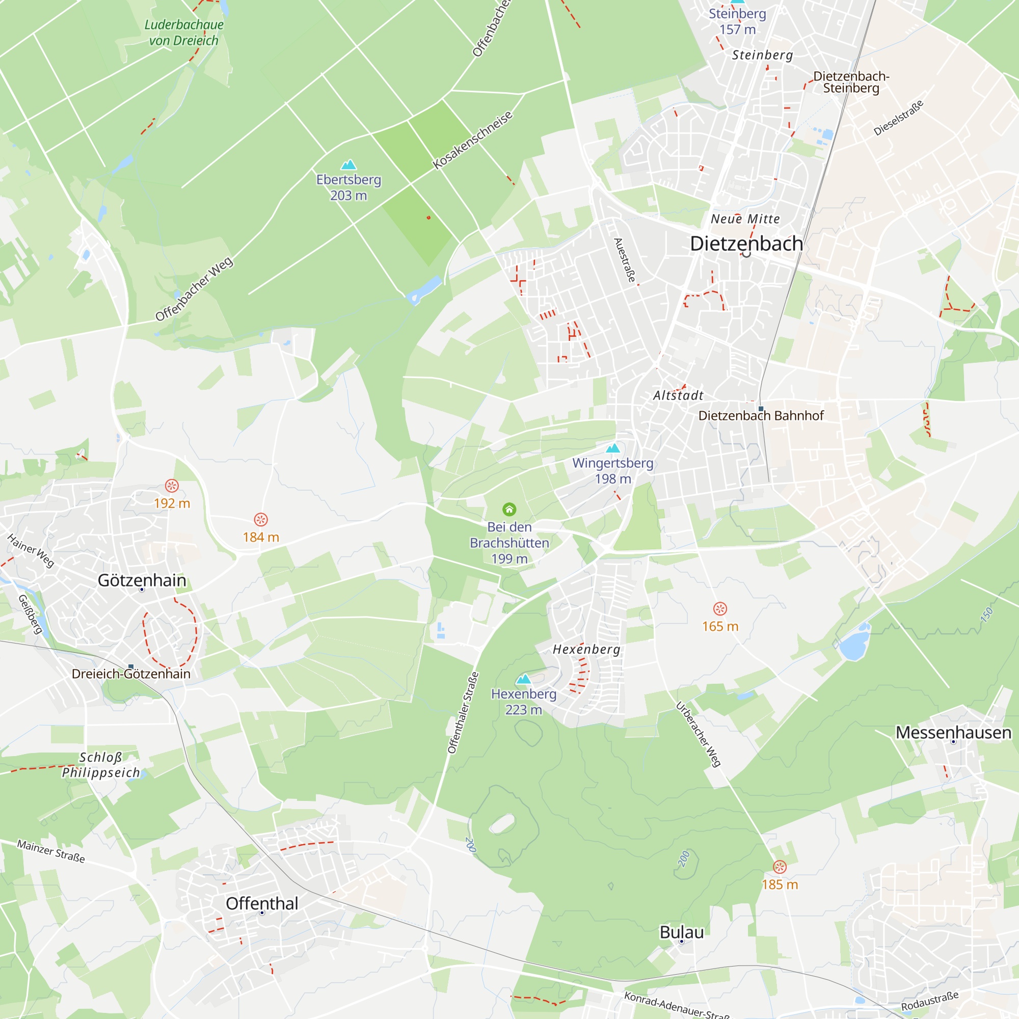 Bei den Brachshütten map