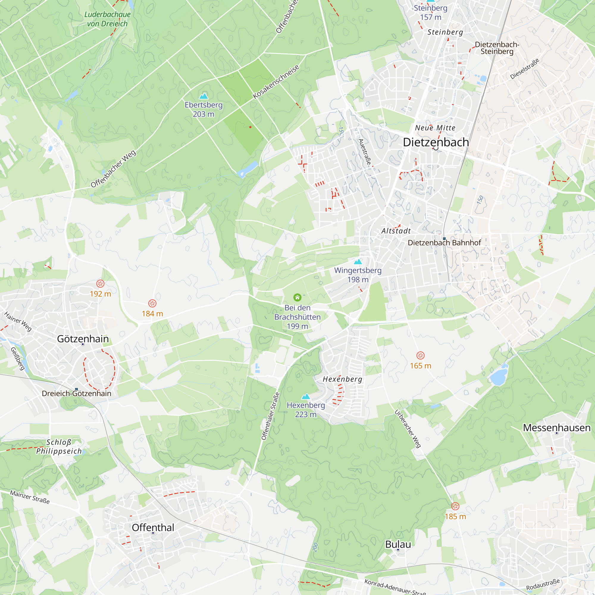 Bei den Brachshütten map