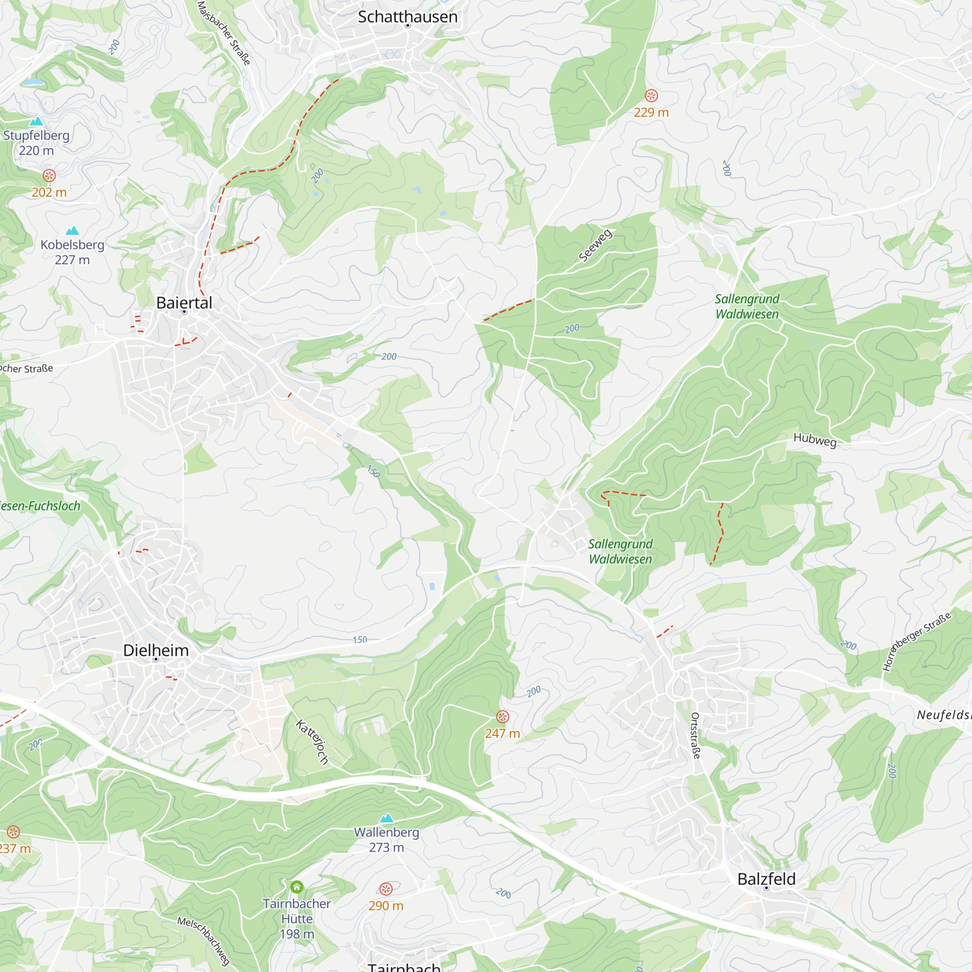 Schutzhütte Naturfreunde Krebsbachaue map