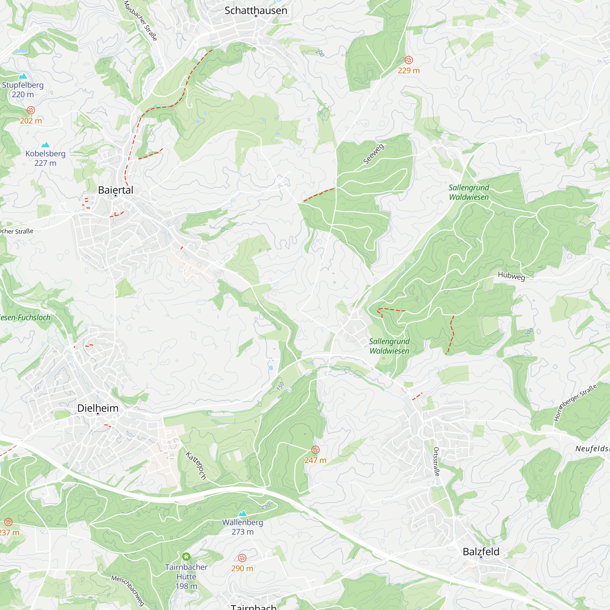 Schutzhütte Naturfreunde Krebsbachaue map