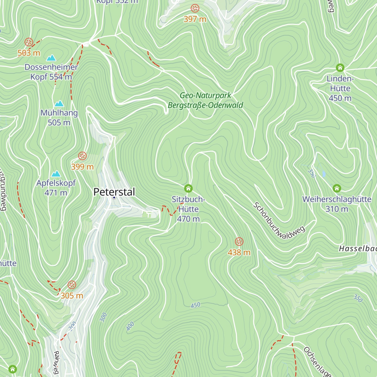 Sitzbuch-Hütte map