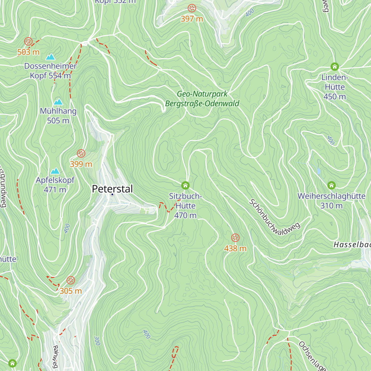 Sitzbuch-Hütte map