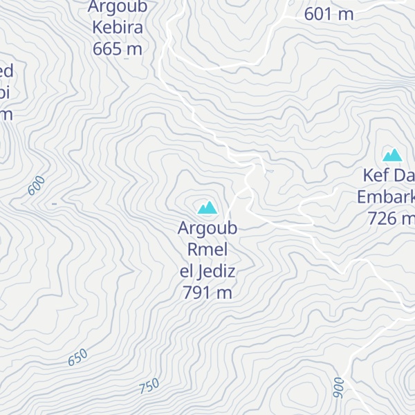 Map of Argoub Rmel el Jediz