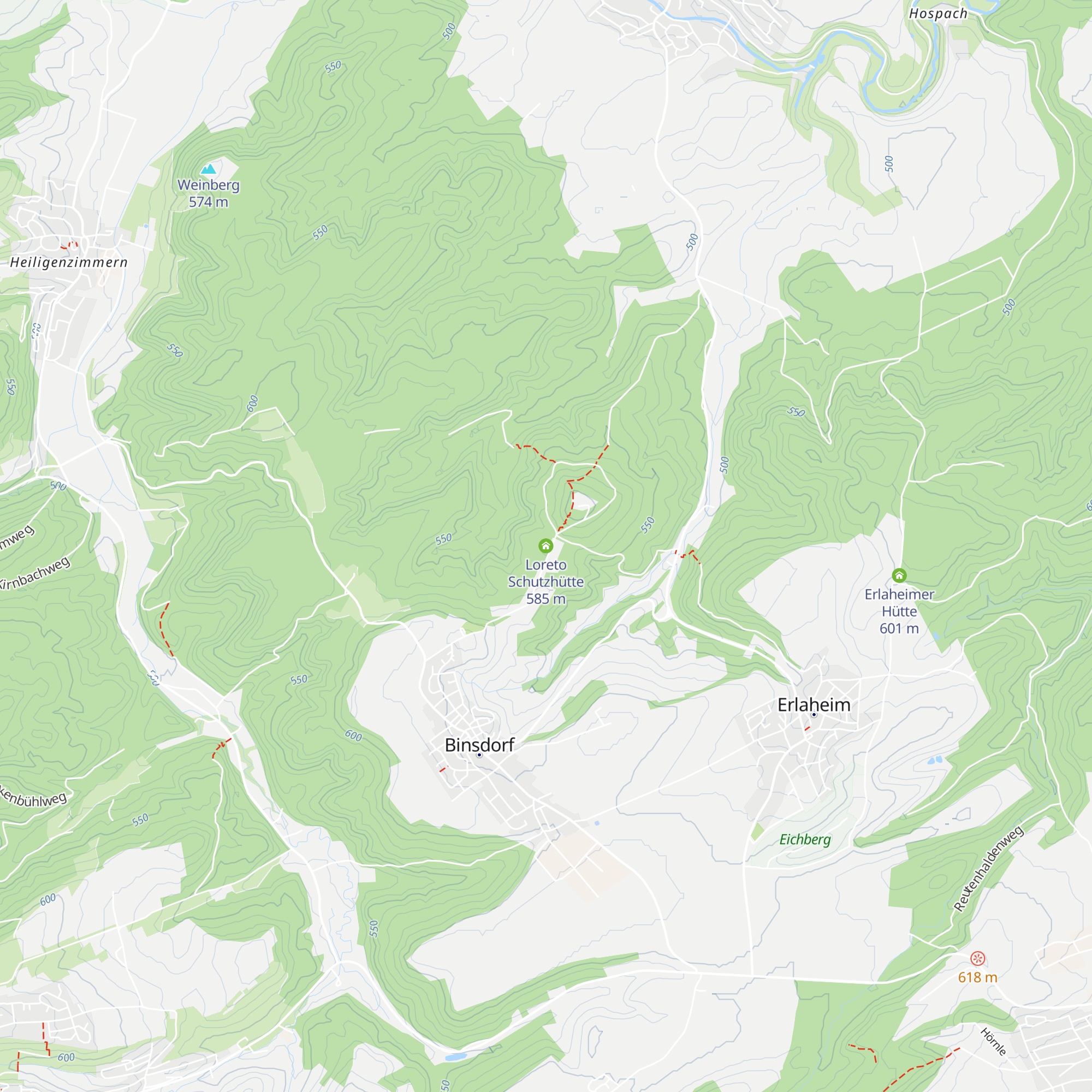Loreto Schutzhütte map