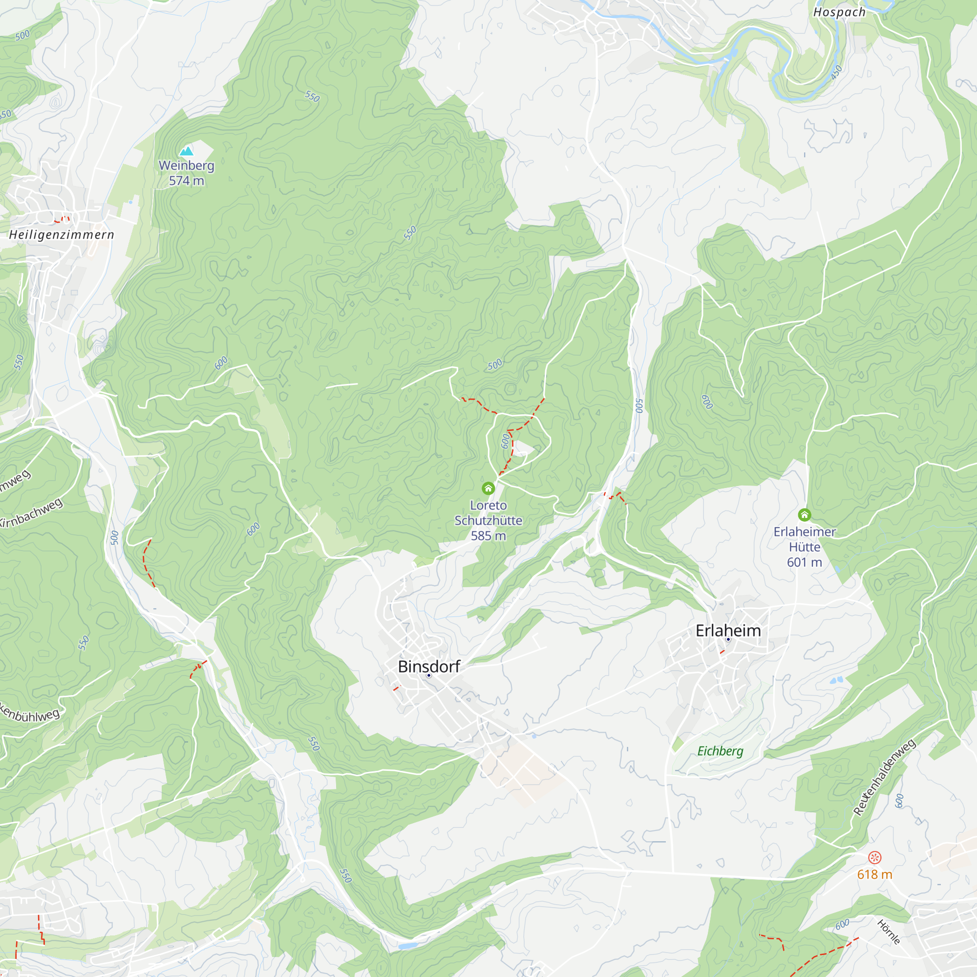 Loreto Schutzhütte map