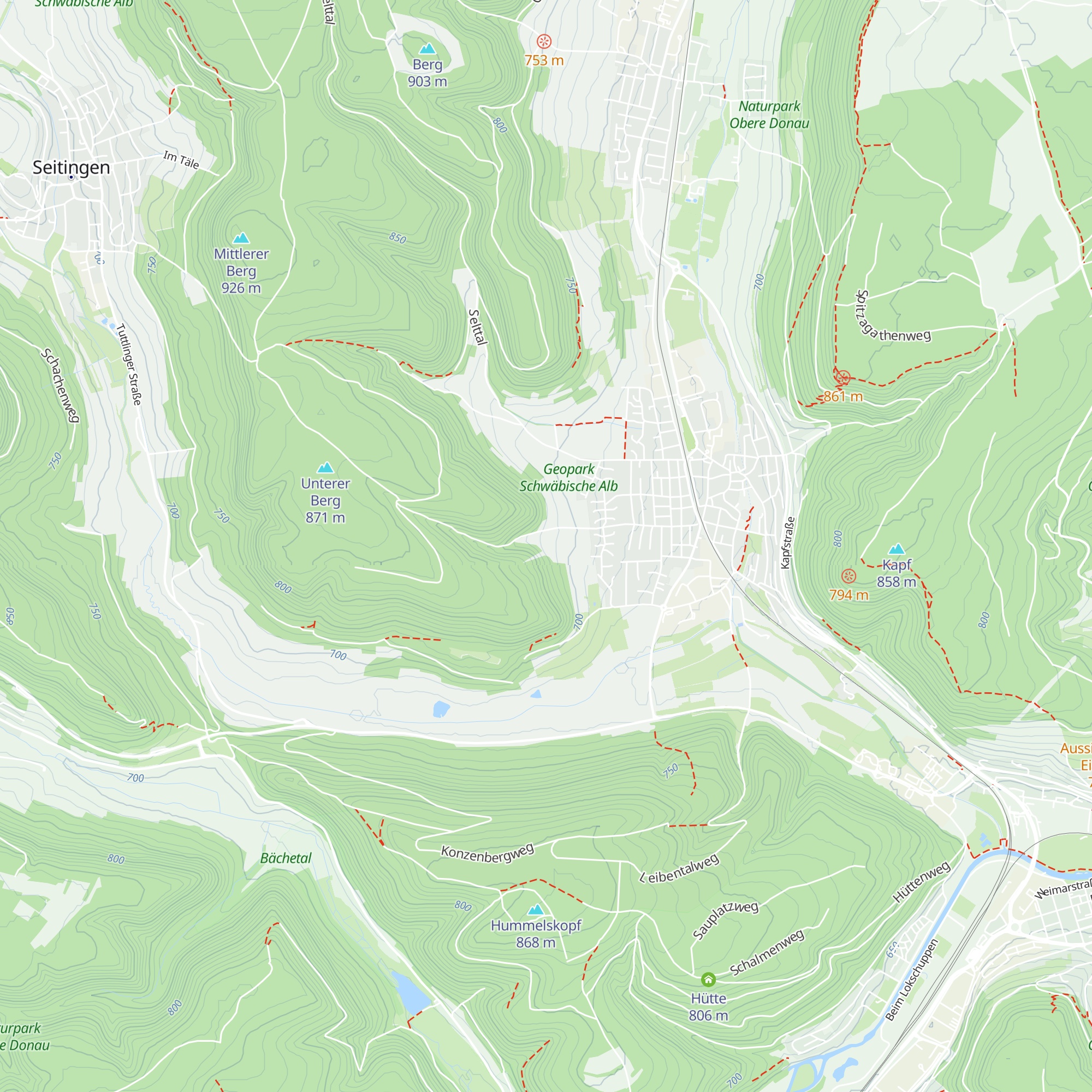 Skihütte map