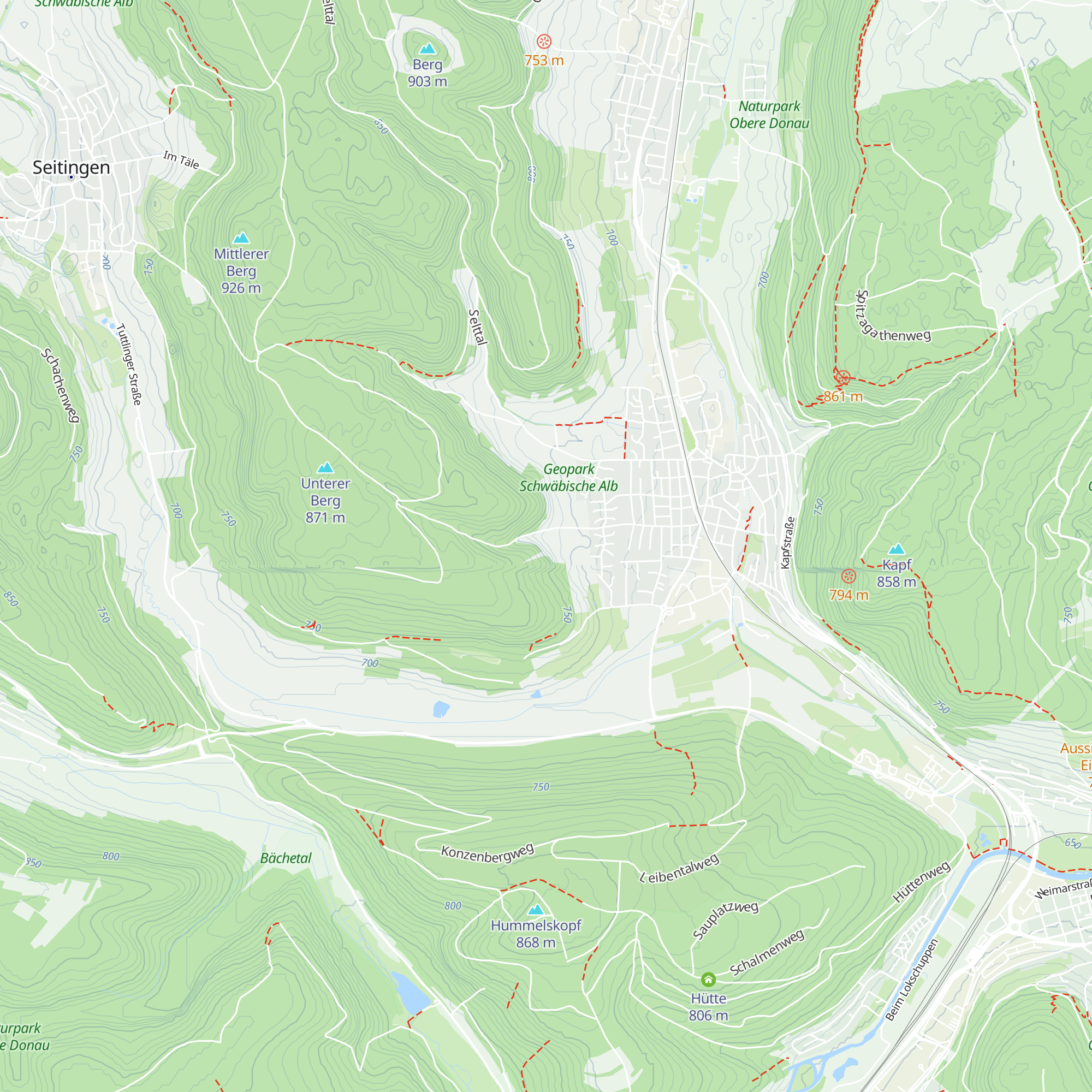 Skihütte map