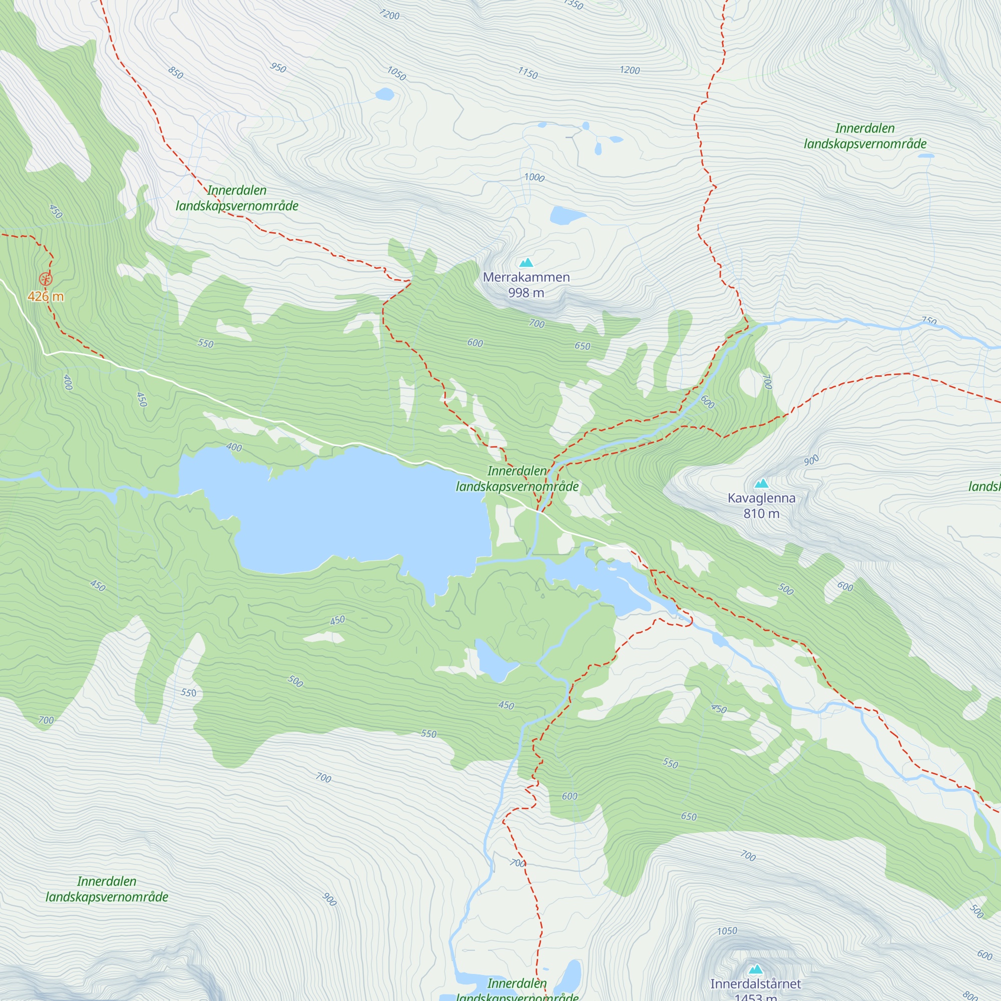 Renndølsetra map
