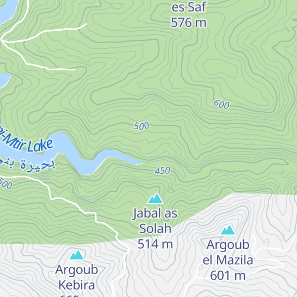 Map of Kef el Berka
